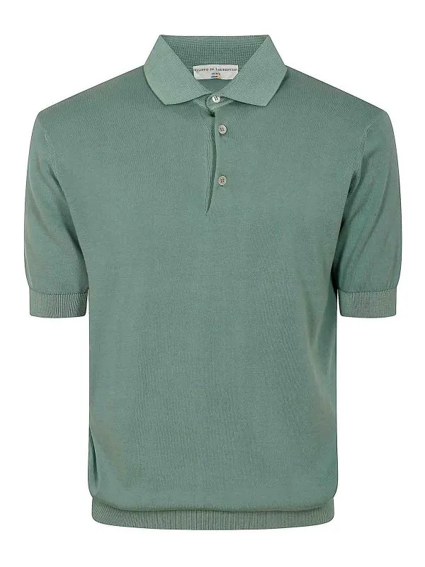 Filippo De Laurentiis Polo - Bleu - Bleu - Homme | PL1MCCR14RVV510