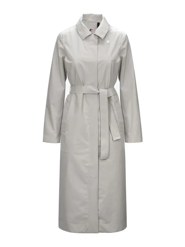 K-way Trench-Coat - Beige - Beige - Femme | K61337W634