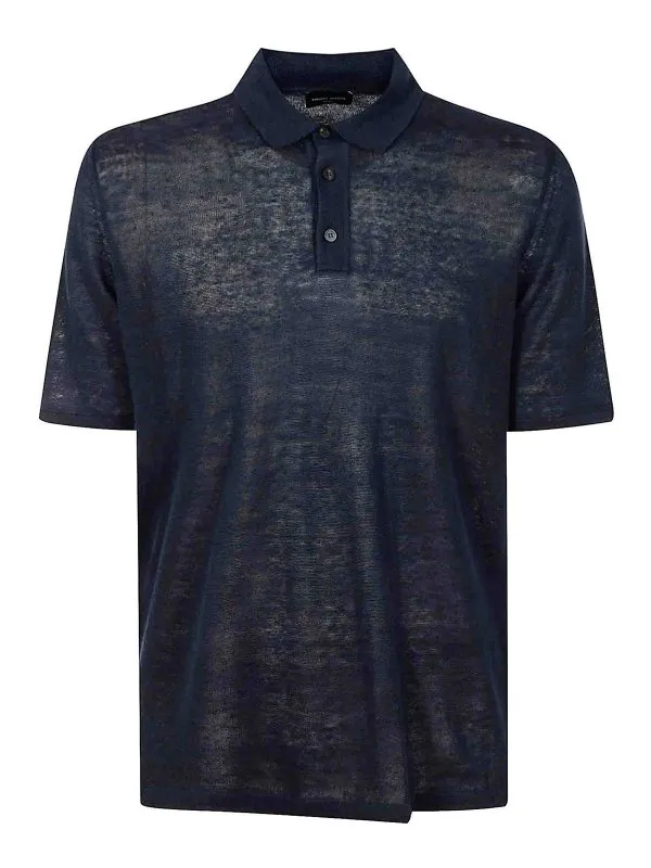 Roberto Collina Polo - Bleu Foncé - Bleu Foncé | RB20024NAVY