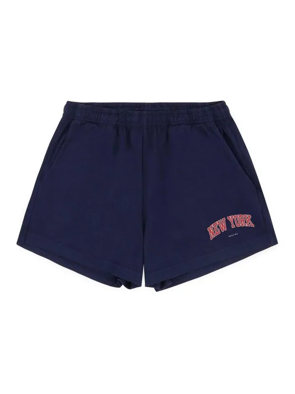 Sporty & Rich Short - Bleu Foncé - Bleu Foncé | SH037606304BL106