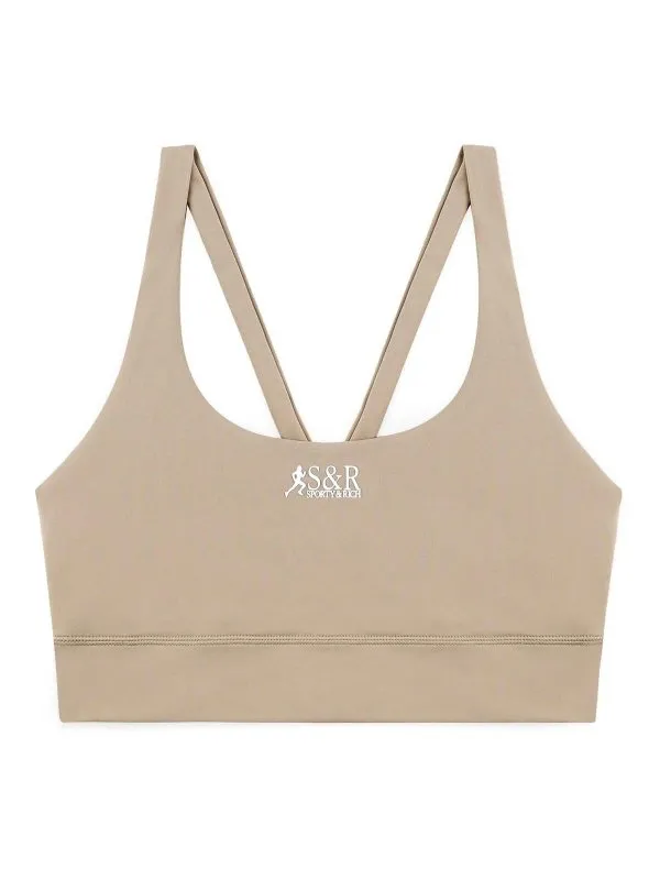 Sporty & Rich Top - Gris - Gris - Femme | TO087622139GY15