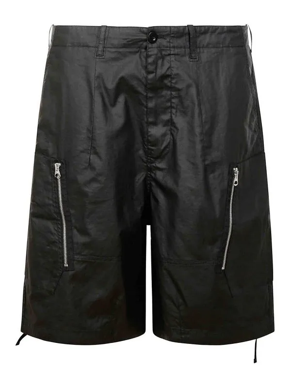 Ten C Short - Noir - Noir - Homme | 25CTCUP02003007150999