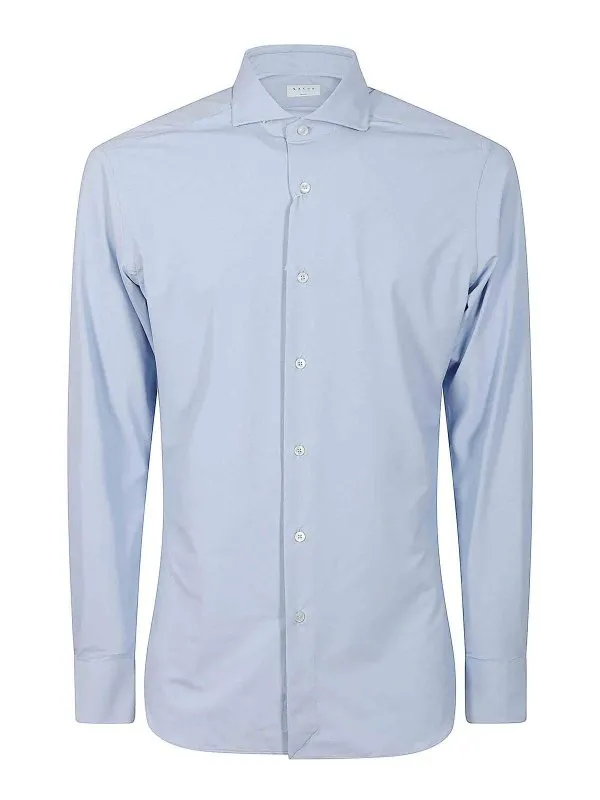 Xacus Chemise - Noir - Bleu Clair - Homme | 11460ACT520ML060