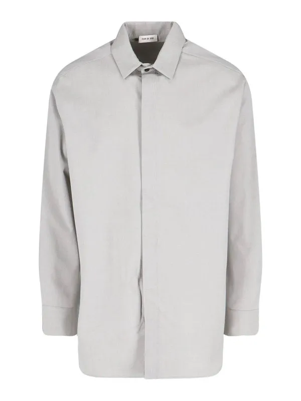 Fear Of God Chemise - Gris - Gris - Homme | FGE250501OXF278