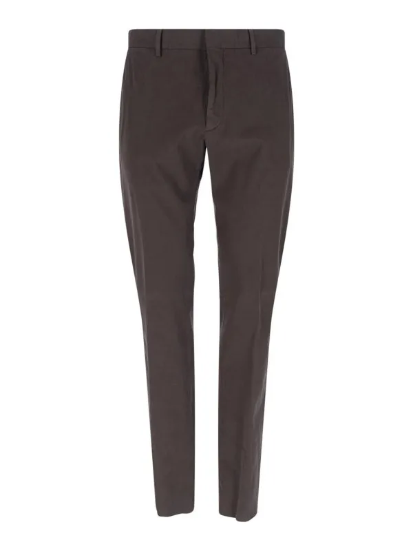 Zegna Pantalons Décontractés - Marron - Marron | RUFI17A9TR008M9
