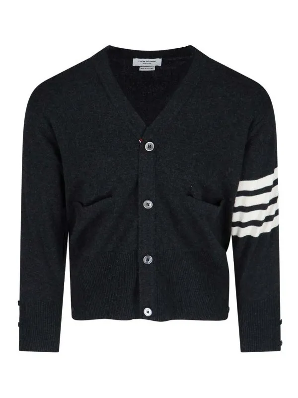 Thom Browne Cardigan - Noir - Noir - Homme | MKCS01A00011022