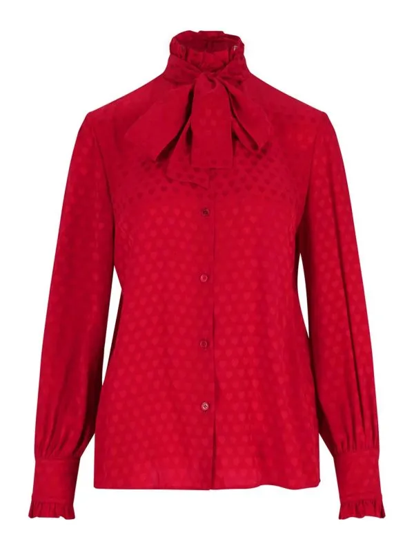 Valentino Chemise - Rouge - Rouge - Femme | 7B3AB7T89HTR9M