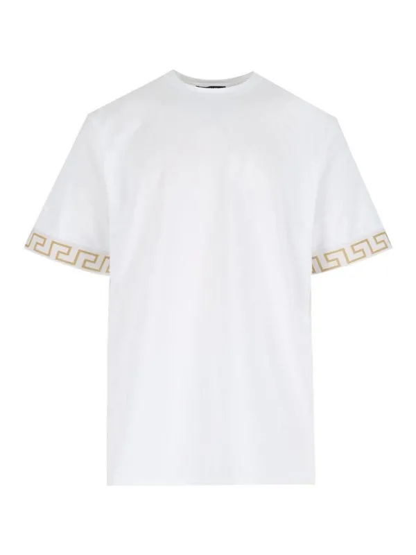Versace T-Shirt - Blanc - Blanc - Homme | 10040791A111192W110