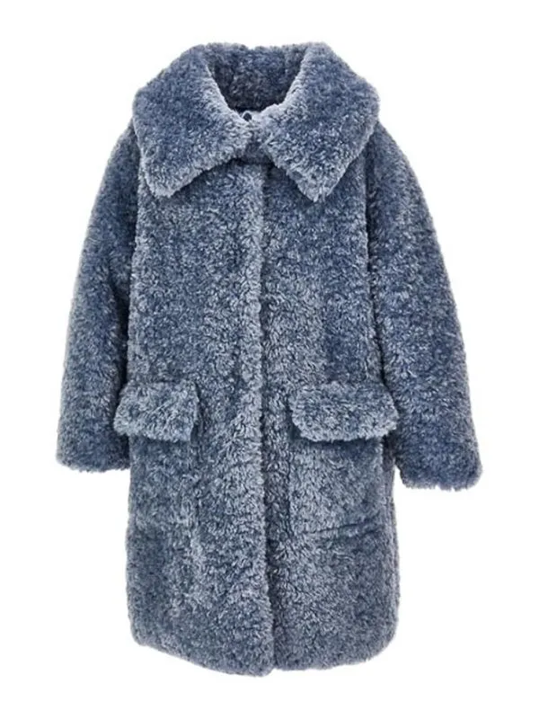 Monnalisa Manteau En Fourrure - Gris - Gris | 17D10640400032