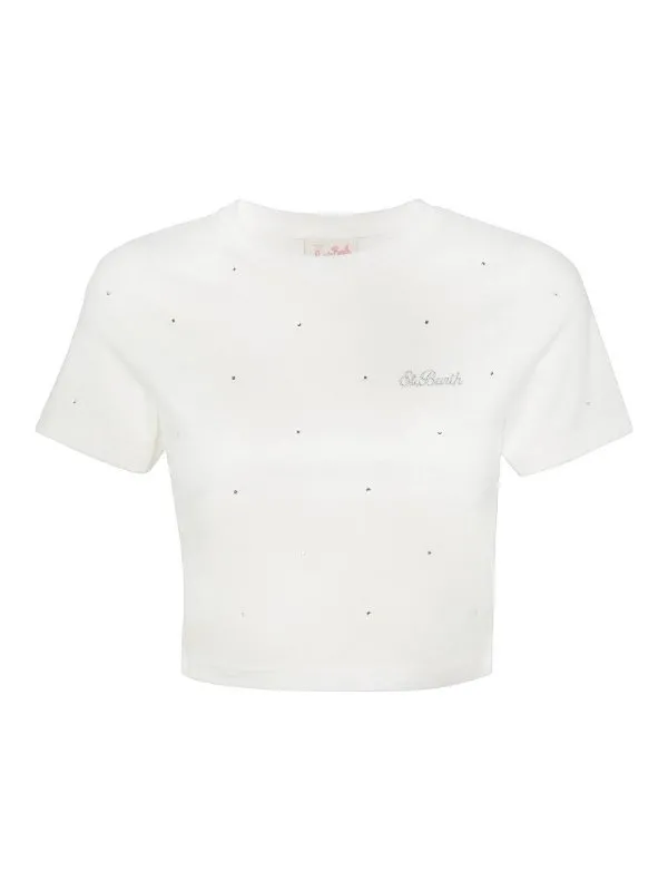 Mc2 Saint Barth T-Shirt - Blanc - Blanc - Femme | NIV000101989H