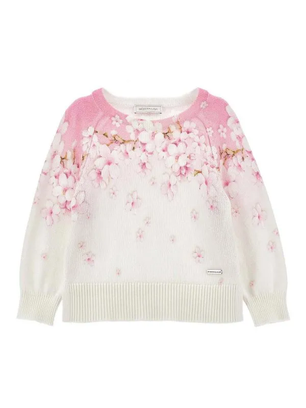Monnalisa Pull Col Rond - Multicolore - Fille | 19E62157860090