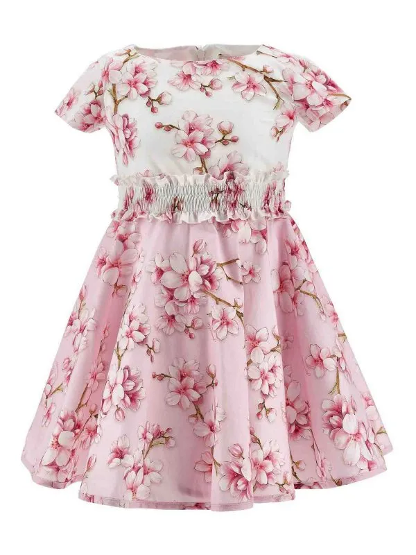 Monnalisa Robe Au Genou - Multicolore - Fille | 11E90056049990