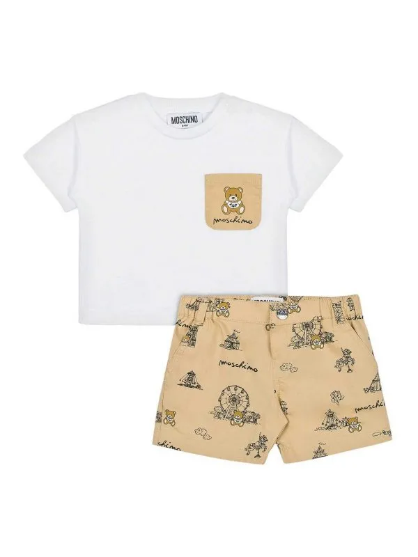 Moschino Kids Costume De Cérémonie - Beige | MUG01CLLB4683445