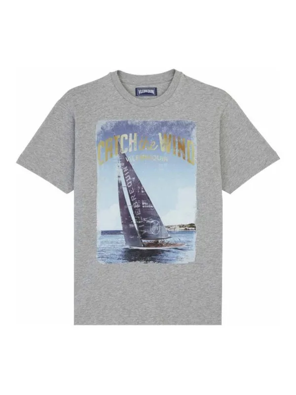 Vilebrequin T-Shirt - Gris - Gris - Homme | VBMTS000708302658942
