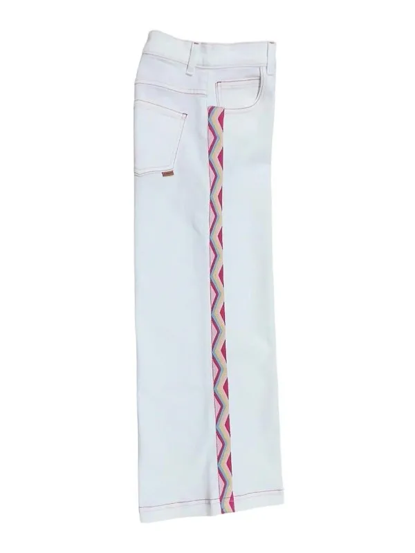 Missoni Jean Bootcut - Blanc - Blanc - Fille | MS6B31D0039100