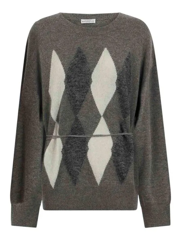 Ballantyne Pull Col Rond - Gris - Gris - Femme | B1P7667W14595192