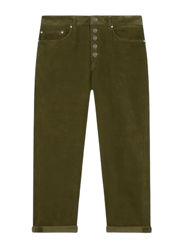 Dondup Pantalons Décontractés - Vert | DP268BVS0030DBM5633