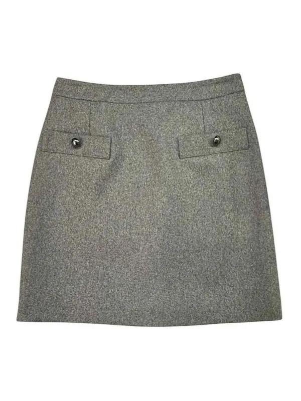 Fay Mini Jupe - Gris - Gris - Femme | NXW90494710UKMB600