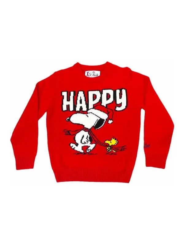 Mc2 Saint Barth Pull Col Rond - Rouge - Rouge | DOU000109786E