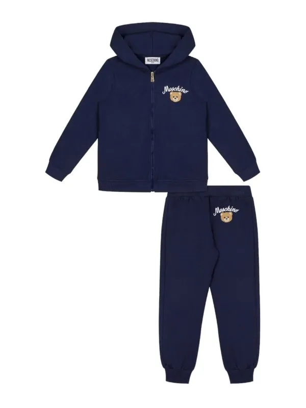 Moschino Kids Combinaison - Bleu - Bleu | MNK03NLDA5540016