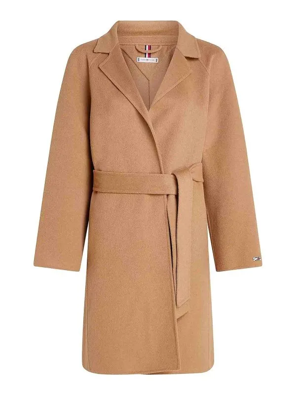 Tommy Hilfiger Manteau Court - Marron - Marron | WW0WW43603GWE