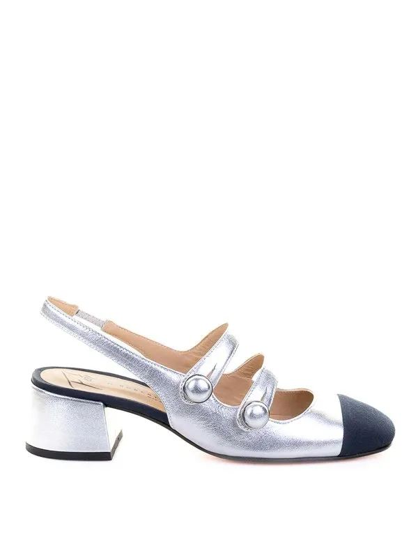 Roberto Festa Chaussures À Talon - Argent | LAGOA1ARIANNALUXORNAVYSILVER