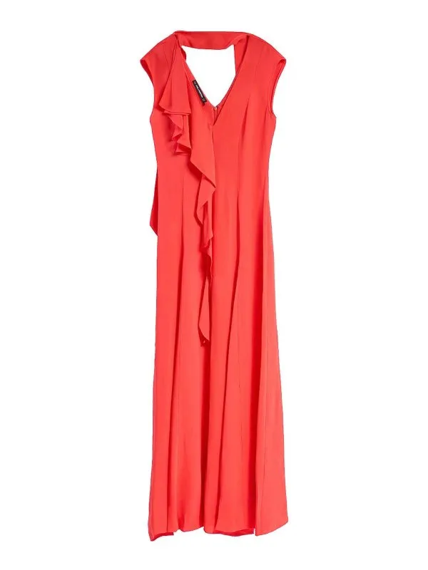 Karl Lagerfeld Robe Au Genou - Rouge - Rouge - Femme | A2W130111LF
