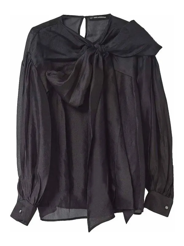Karl Lagerfeld Blouse - Noir - Noir - Femme | A1W11015979