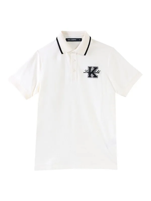 Karl Lagerfeld Polo - Crème - Crème - Homme | KM74501555222160