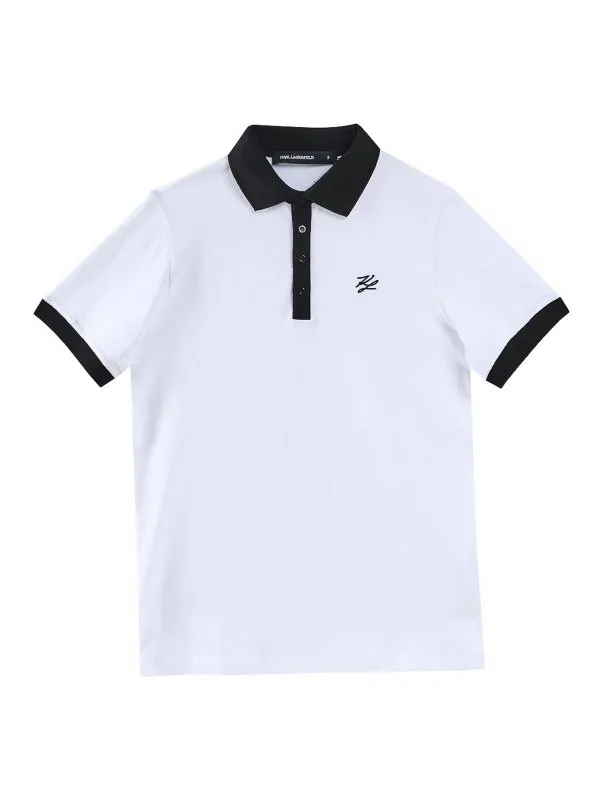 Karl Lagerfeld Polo - Blanc - Blanc - Homme | KM74501755223510