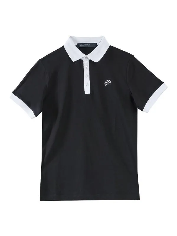 Karl Lagerfeld Polo - Noir - Noir - Homme | KM745017552235990