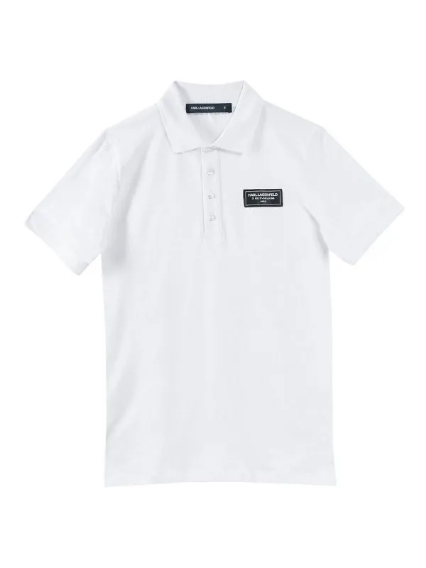 Karl Lagerfeld Polo - Blanc - Blanc - Homme | KM74501955222110