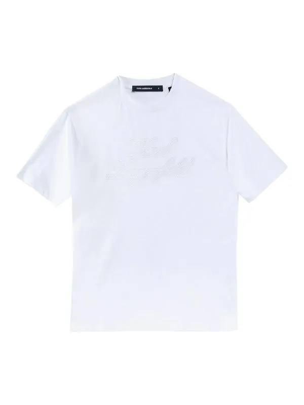 Karl Lagerfeld T-Shirt - Blanc - Blanc - Homme | KM75513355222510