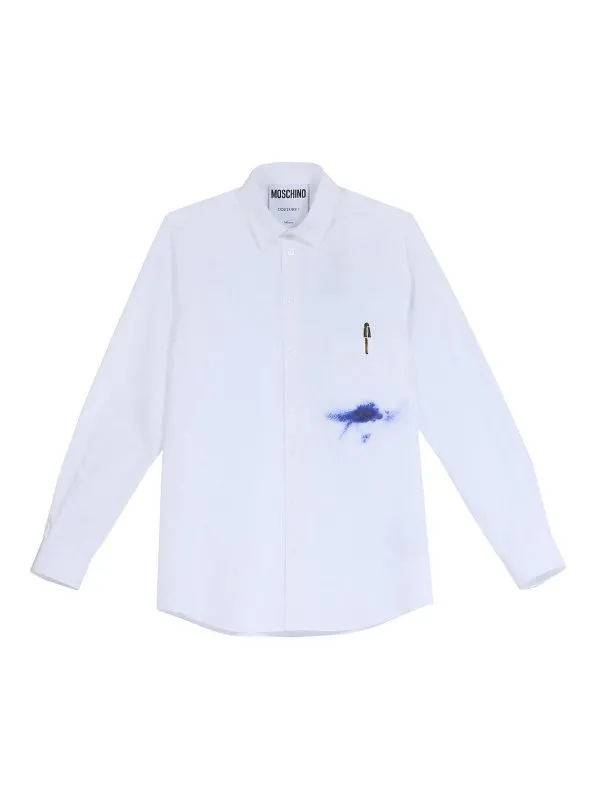 Moschino Chemise - Blanc - Blanc - Homme | 23902351001