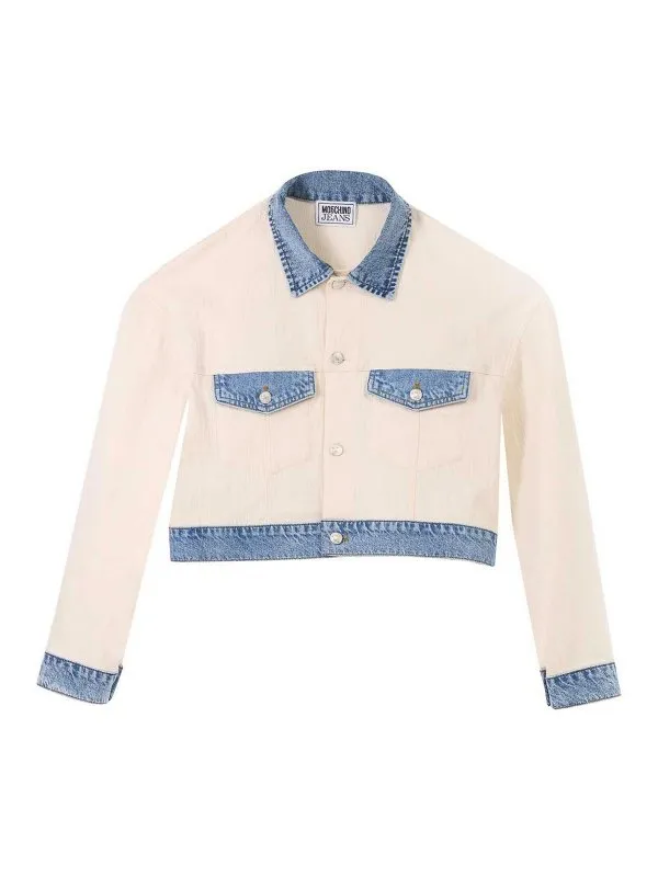 Moschino Jeans Veste En Jean - Beige - Beige - Femme | 50937171463