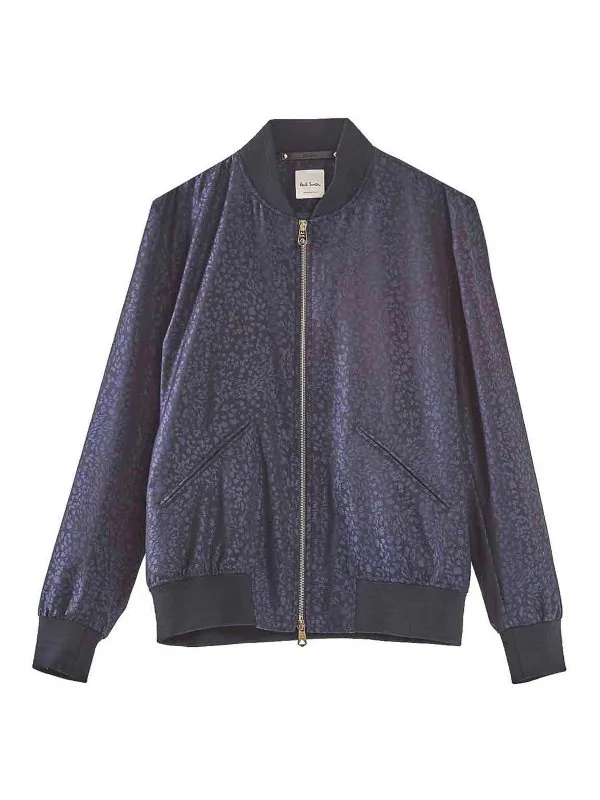 Paul Smith Bomber - Bleu - Bleu - Homme | M1R275UP0256849