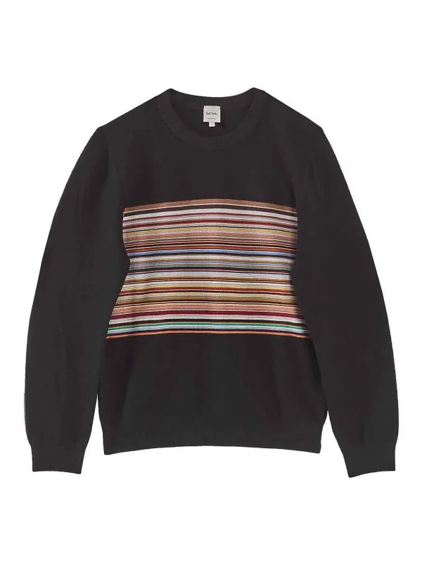 Paul Smith Pull Col Bateau - Noir - Noir - Homme | M1R253ZP0258979