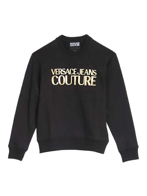 Versace Jeans Sweat-Shirts - Noir - Noir - Homme | 78GAIT05CF01TG89