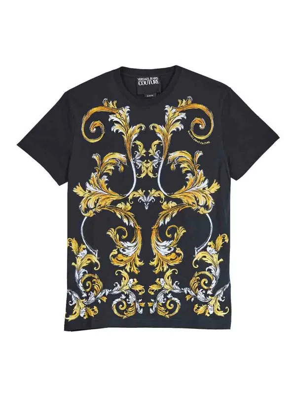 Versace Jeans T-Shirt - Noir - Noir - Homme | 78GAH6SBJS461G89