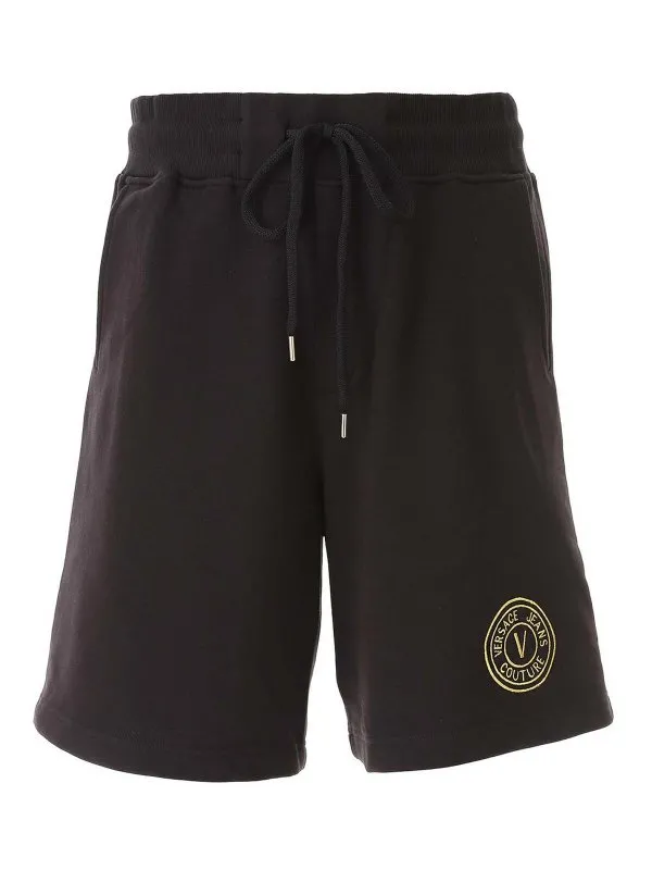 Versace Jeans Short - Noir - Noir - Homme | 76GADT0276UP327G89