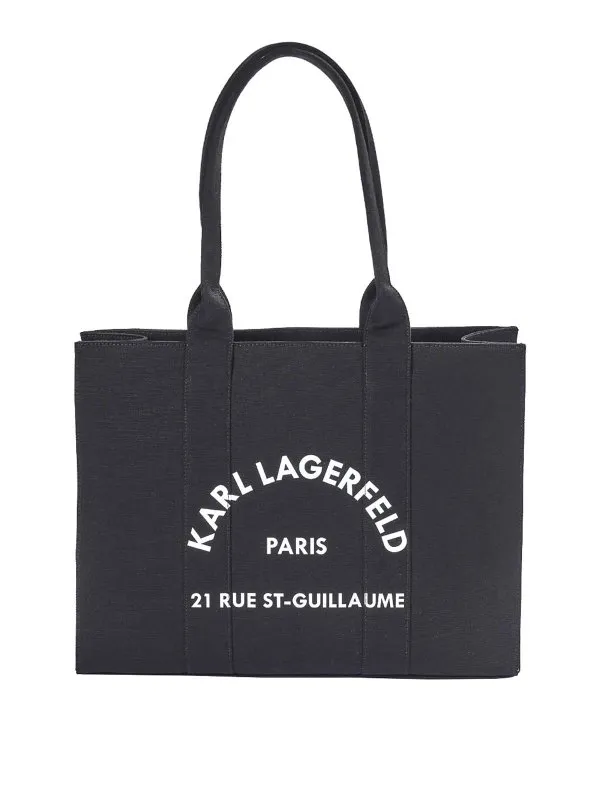 Karl Lagerfeld Sac Cabas - Noir - Noir - Femme | A1W50009999
