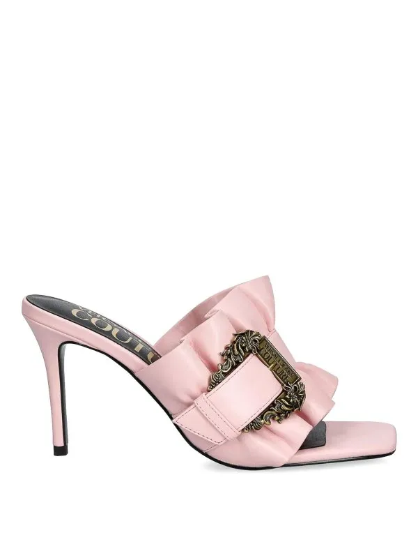 Versace Jeans Mules - Rose - Rose - Femme | 78VA3S7071570489
