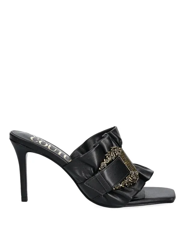 Versace Jeans Mules - Noir - Noir - Femme | 78VA3S7071570899