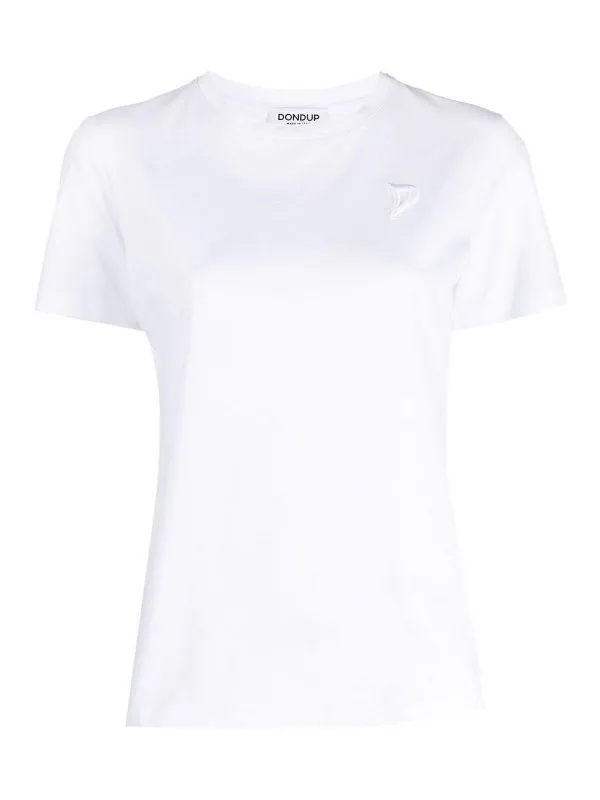 Dondup T-Shirt - Blanc - Blanc - Femme | S746JF0271DFZ4DD000