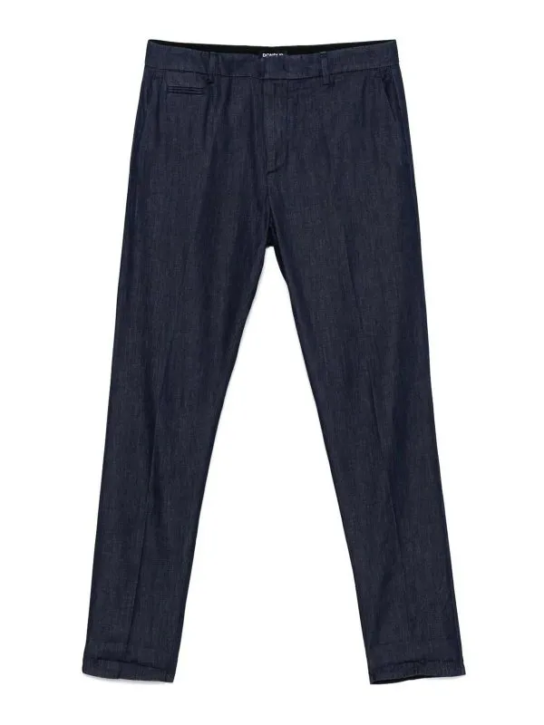 Dondup Pantalons Décontractés - Bleu | UP615DF0293UIX2DU800