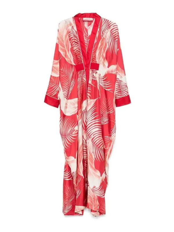 F.R.S For Restless Sleepers Maxi Robe - Rouge | AB000632TE00844428