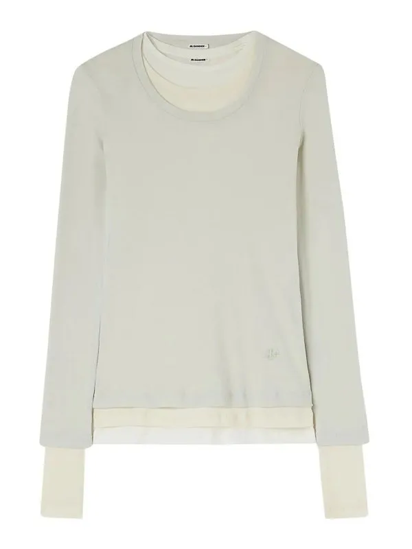 Jil Sander T-Shirt - Blanc - Blanc - Femme | J40FV0104JTN356961