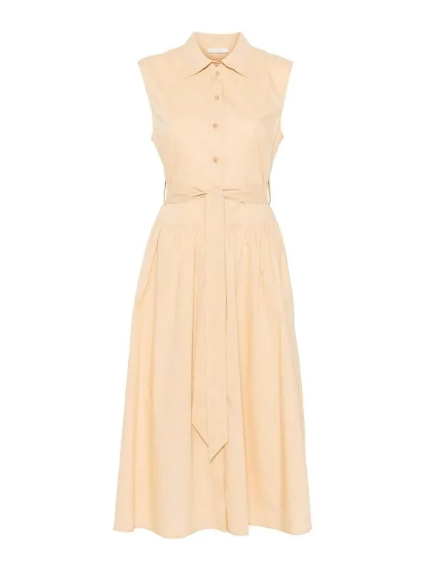 Patrizia Pepe Maxi Robe - Beige - Beige - Femme | 2A2932A9B9B822