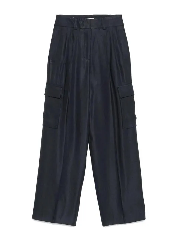 Peserico Pantalons Décontractés - Bleu - Bleu | P0407001921061