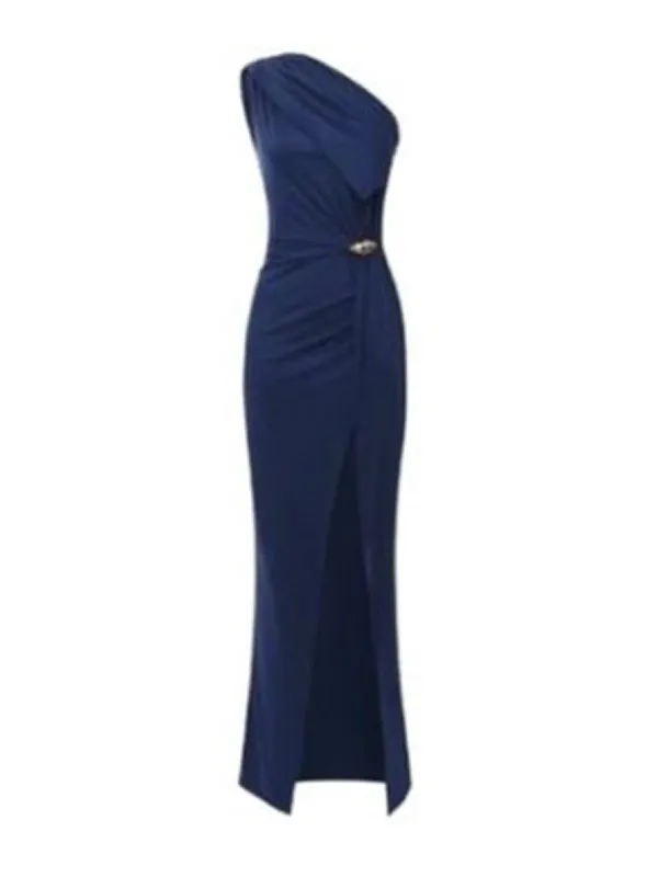 Elisabetta Franchi Robe Au Genou - Bleu - Bleu | ABR0051E2DC8